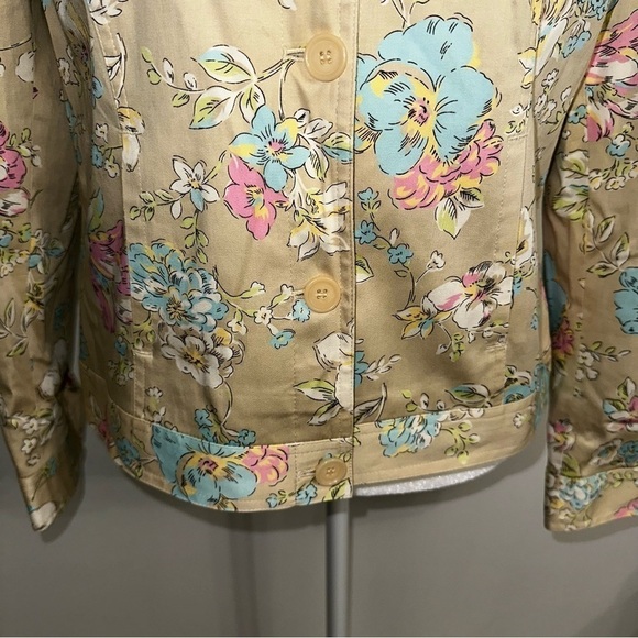 OSCAR De La Renta Women's Floral Jacket Size 10 - Picture 3 of 10